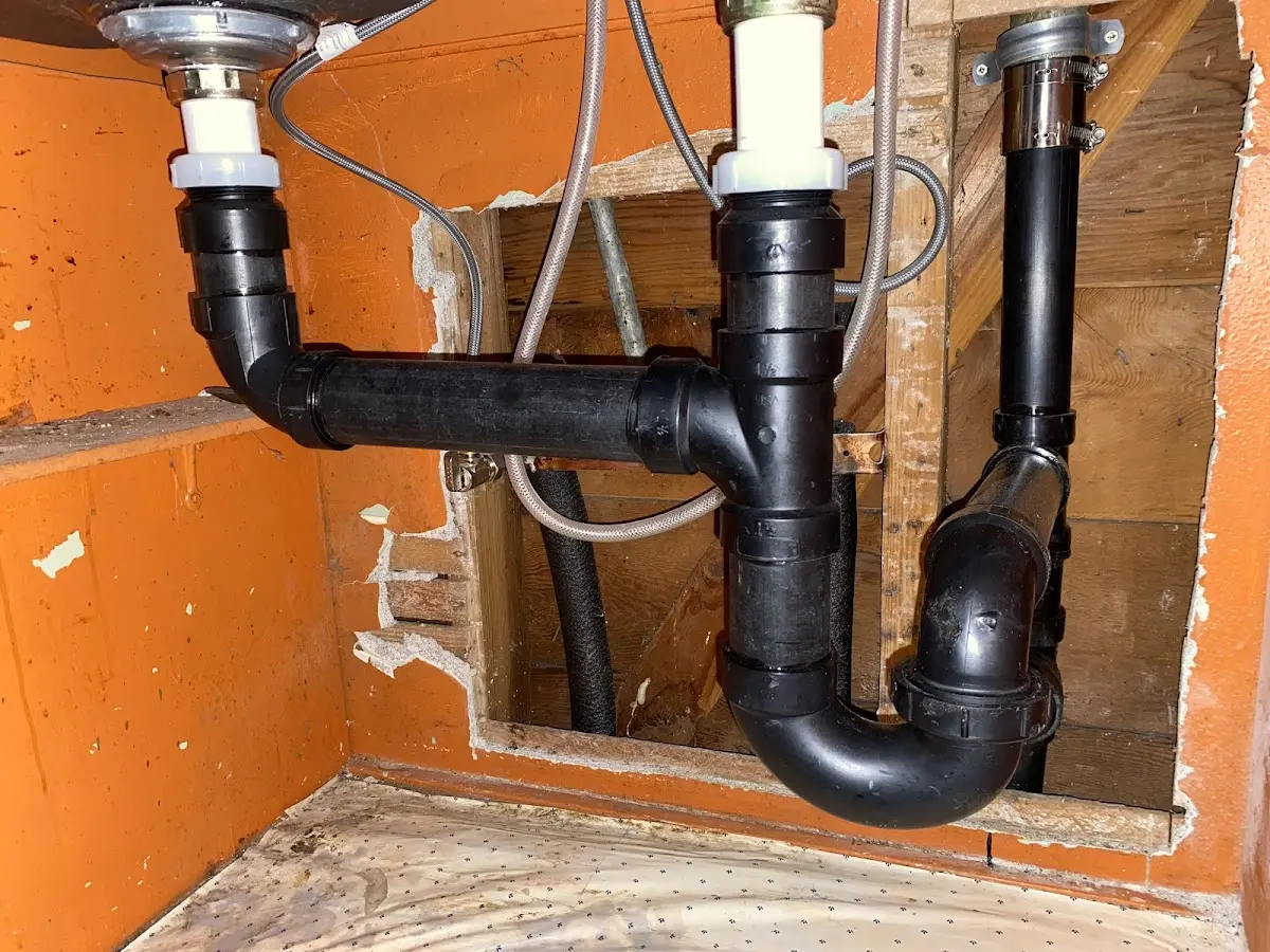 Professional Garbage Disposal Repair equipment and tools on the job in Yorktown